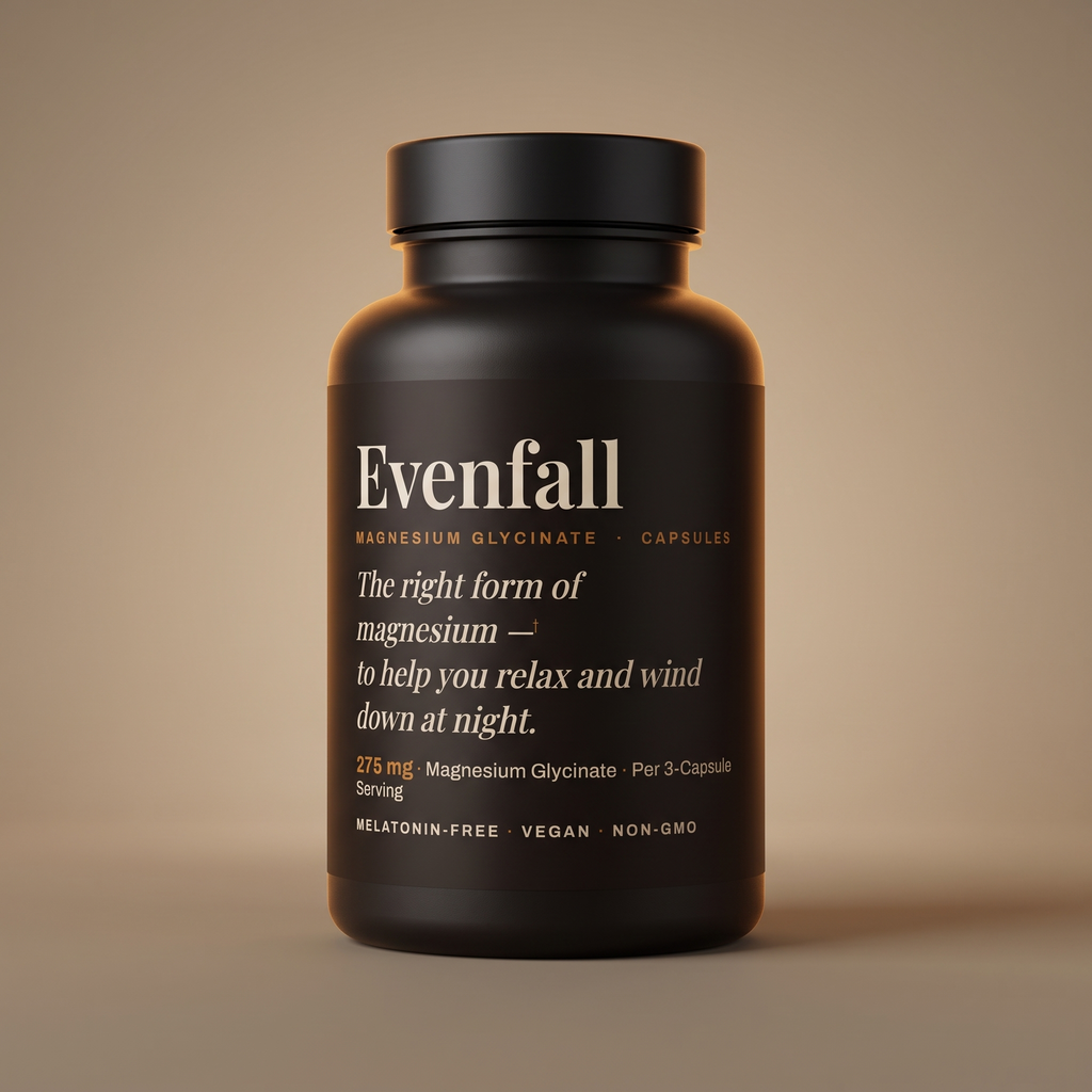 Evenfall Magnesium Glycinate bottle