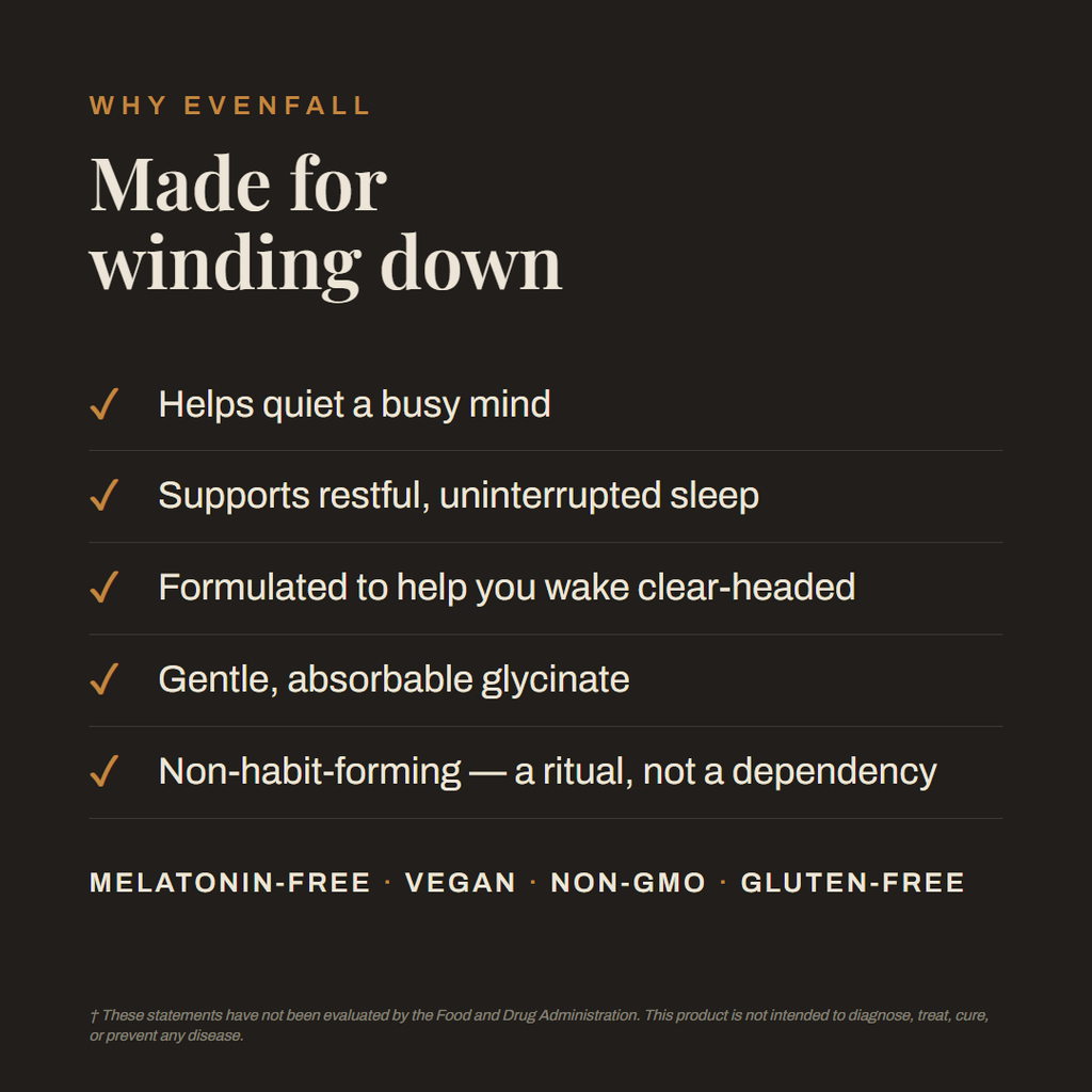 Why choose Evenfall — benefits