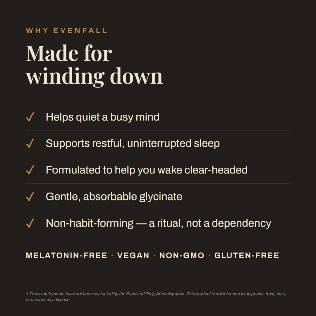 Why choose Evenfall — benefits